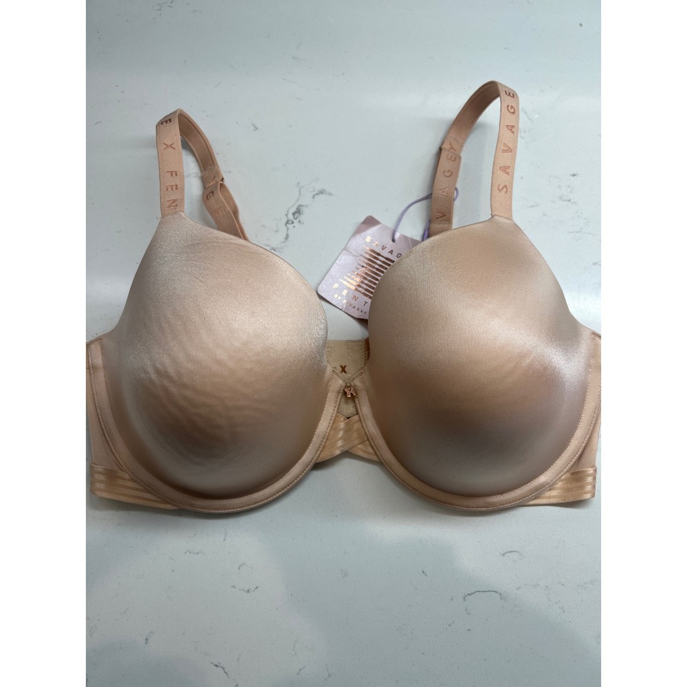 Savage X Fenty Core Microfiber T-Shirt Bra Nude Beige 38DDD BA2036440-9011-14335